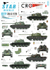 Star Decals 35-C1125 HVO - Hrvatsko Vijece Obrane (Croat). T-55 and T-55A 1992-95 1/35